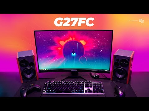 Curved Full HD Gaming Monitor Gigabyte G27FC A 27" 1ms 165Hz IPS FHD Curved