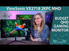 Laden und spielen Sie das Video im Galerie-Viewer ab, Curved WQHD Gaming Monitor ViewSonic VX2718-2KPC-MHD 27&quot; 165Hz 1ms Gekrümmt LED QHD VA