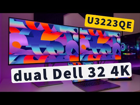 4K Ultra HD Grafik Monitor Dell U3223QE 32" IPS Silber