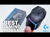 Load and play video in Gallery viewer, Optical gaming mouse with lighting Logitech G502 X PLUS wireless black 25600 DPI 13 keys RGB