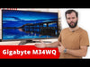 Load and play video in Gallery viewer, WQHD Monitor Gigabyte M34WQ 34&quot; 144Hz 1ms LCD