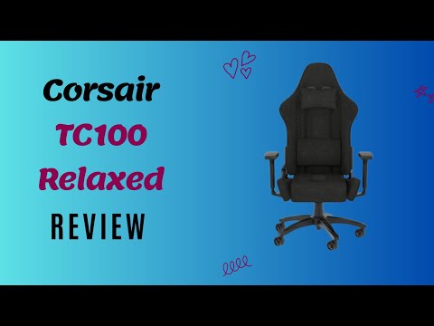 Gaming chair Corsair TC100 Relaxed imitation leather black