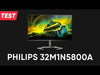 Laden und spielen Sie das Video im Galerie-Viewer ab, 4K Ultra HD Monitor Philips 32M1N5800A 32&quot; 144Hz 1ms IPS