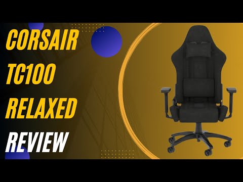 Gaming chair Corsair TC100 Relaxed imitation leather black