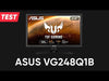 Load and play video in Gallery viewer, Full HD gaming monitor Asus TUF Gaming VG248Q1B 24&quot; 0.5ms 165Hz