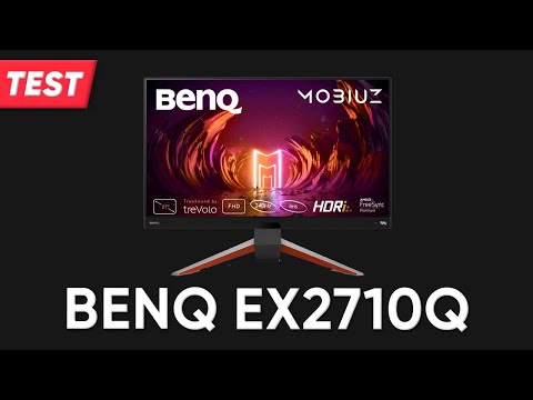 WQHD Gaming Monitor BenQ MOBIUZ EX2710Q 27" 165Hz 2ms Grau LED IPS