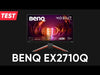 Load and play video in Gallery viewer, WQHD Gaming Monitor BenQ MOBIUZ EX2710Q 27&quot; 165Hz 2ms Grau LED IPS