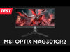 Laden und spielen Sie das Video im Galerie-Viewer ab, Curved UWFHD Gaming Monitor MSI Optix MAG301CR2 30&quot; 200Hz 1ms Gekrümmt