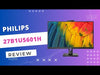 Laden und spielen Sie das Video im Galerie-Viewer ab, WQHD Monitor mit Webcam Philips 27B1U5601H 27&quot; IPS LCD Flicker free