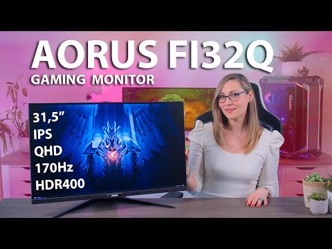 WQHD Gaming Monitor Gigabyte AORUS FI32Q 32" LED 165Hz 1ms