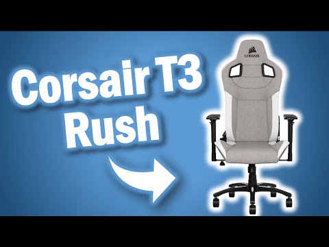 Gaming Stuhl Corsair T3 Rush Grau/Weiß