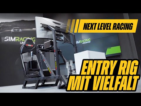 Gaming Stuhl für Rennspiele mit Lenkradhalterung und Pedalhalterung Next Level Racing F-GT Formula and GT Simulator Cockpit