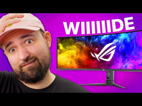 Curved DQHD Monitor Asus ROG Swift OLED PG49WCD 49" 144Hz 0.03ms Gekrümmt