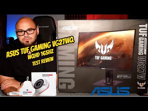 Curved WQHD Gaming Monitor Asus TUF Gaming VG27WQ 27" 165Hz 1ms LED VA Flicker free Gekrümmt