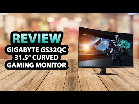 Curved WQHD Gaming Monitor Gigabyte GS32QC 32" 165Hz 5ms Curved