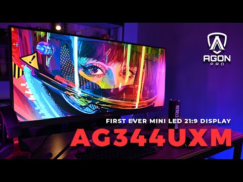 UWQHD Gaming Monitor AOC Agon AG344UXM 34" 170Hz 1ms LED IPS
