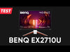 Laden und spielen Sie das Video im Galerie-Viewer ab, 4K Ultra HD Monitor BenQ MOBIUZ EX2710U 27&quot; 144Hz 1ms Weiß