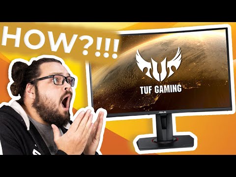 Curved WQHD Gaming Monitor Asus TUF Gaming VG27WQ 27" 165Hz 1ms LED VA Flicker free Gekrümmt