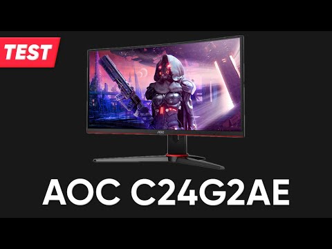 Curved Full HD Gaming Monitor AOC C24G2AE/BK 23.6" 1ms 165Hz FHD WLED Curved