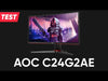 Load and play video in Gallery viewer, Curved Full HD Gaming Monitor AOC C24G2AE/BK 23.6&quot; 1ms 165Hz FHD WLED Curved