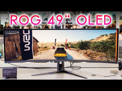 Curved DQHD Monitor Asus ROG Swift OLED PG49WCD 49" 144Hz 0.03ms Gekrümmt