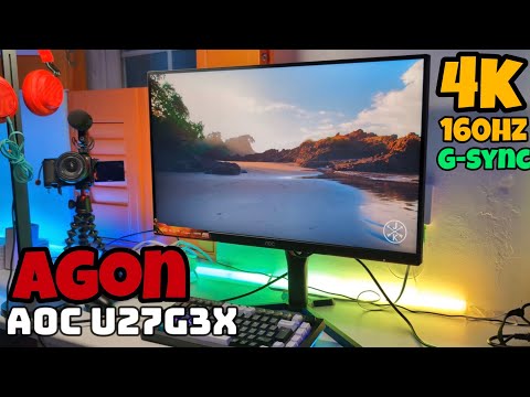 4K Ultra HD Monitor AOC AGON U27G3X 27" 160Hz