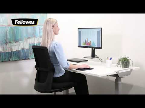 Fellowes PlushTouch S Wrist Rest Mouse Pad Blue (18.42 x 23.81 cm)