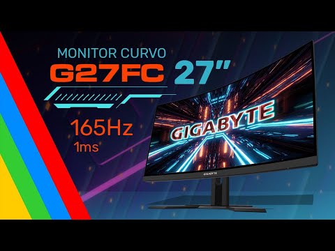 Curved Full HD Gaming Monitor Gigabyte G27FC A 27" 1ms 165Hz IPS FHD Gekrümmt