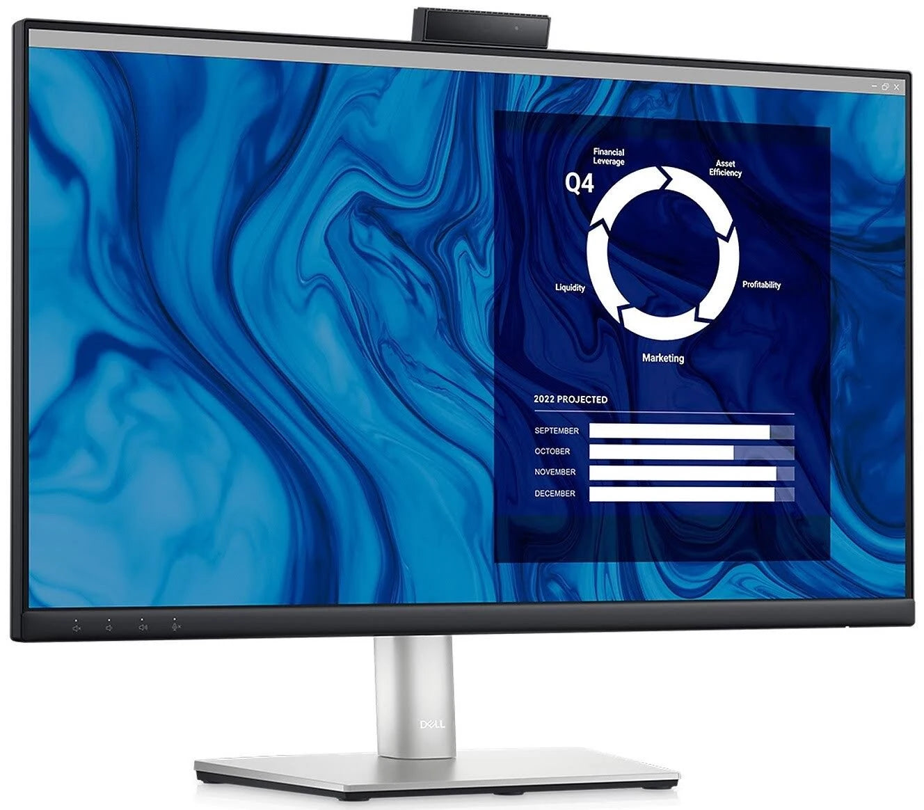 Full HD Monitor mit Webcam Dell C2423H 23.8"