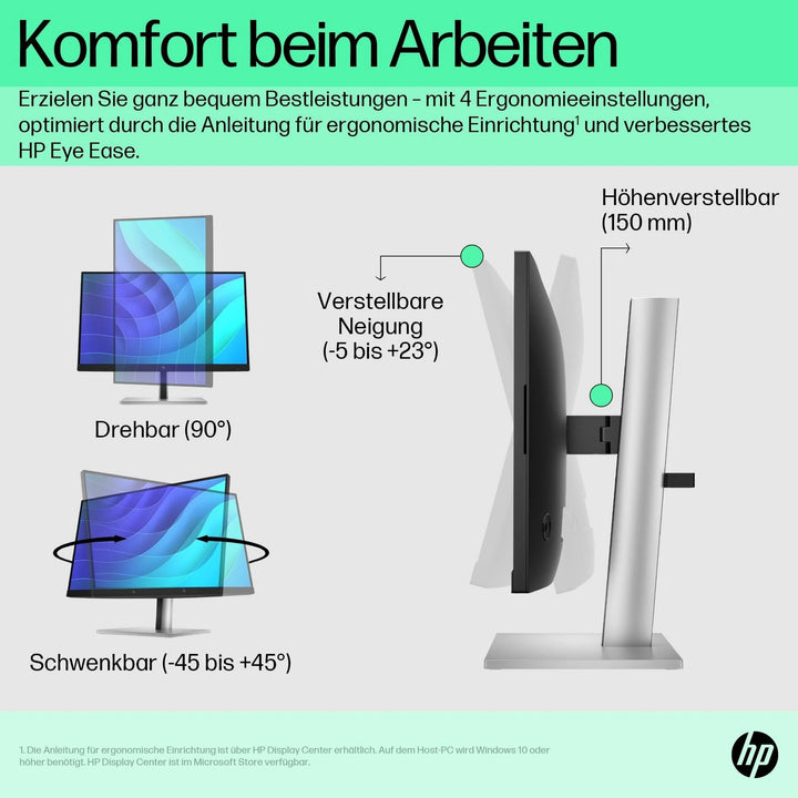 Full HD Monitor HP E22 G5 22" IPS