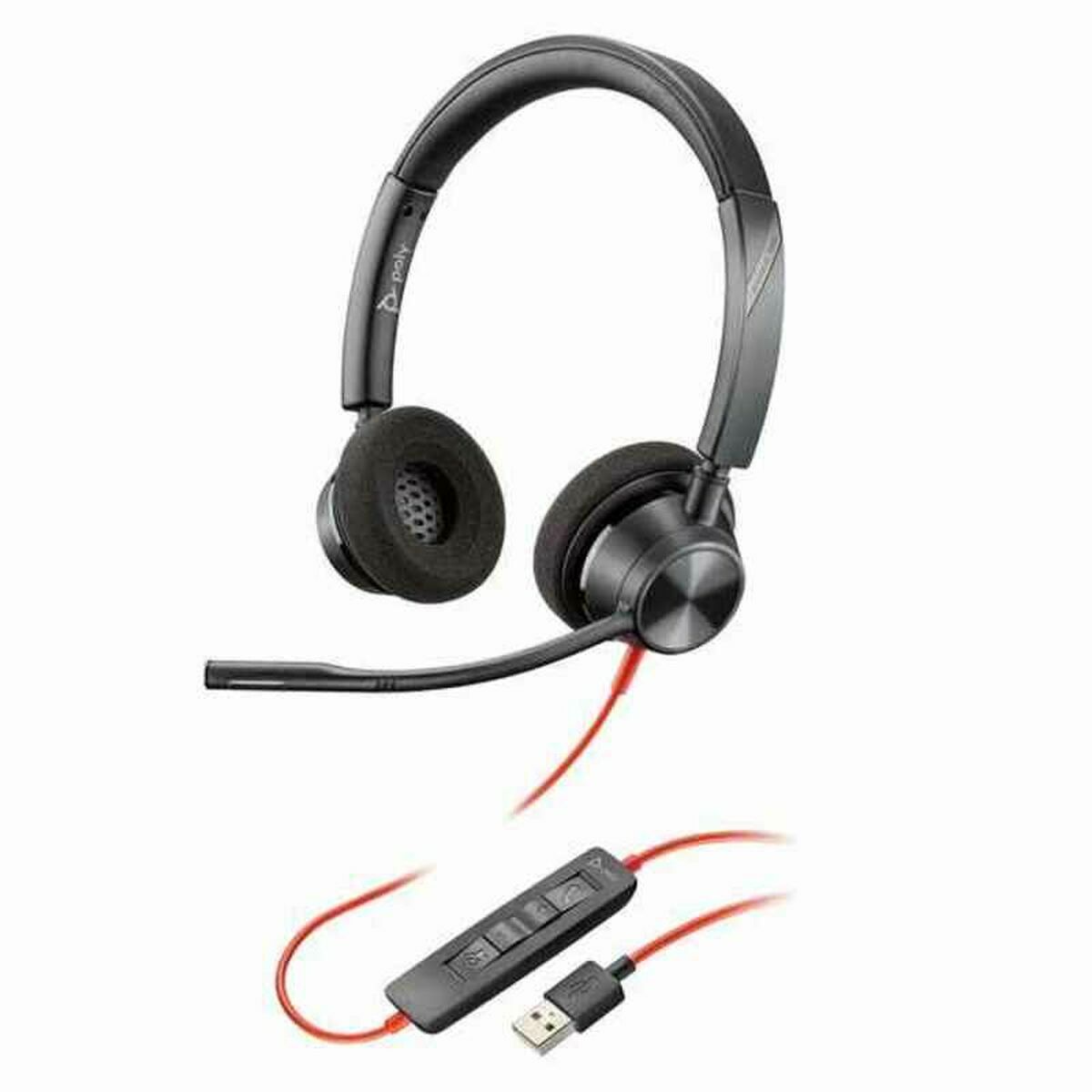Diadem headphones Poly BW3320 USB-A Black
