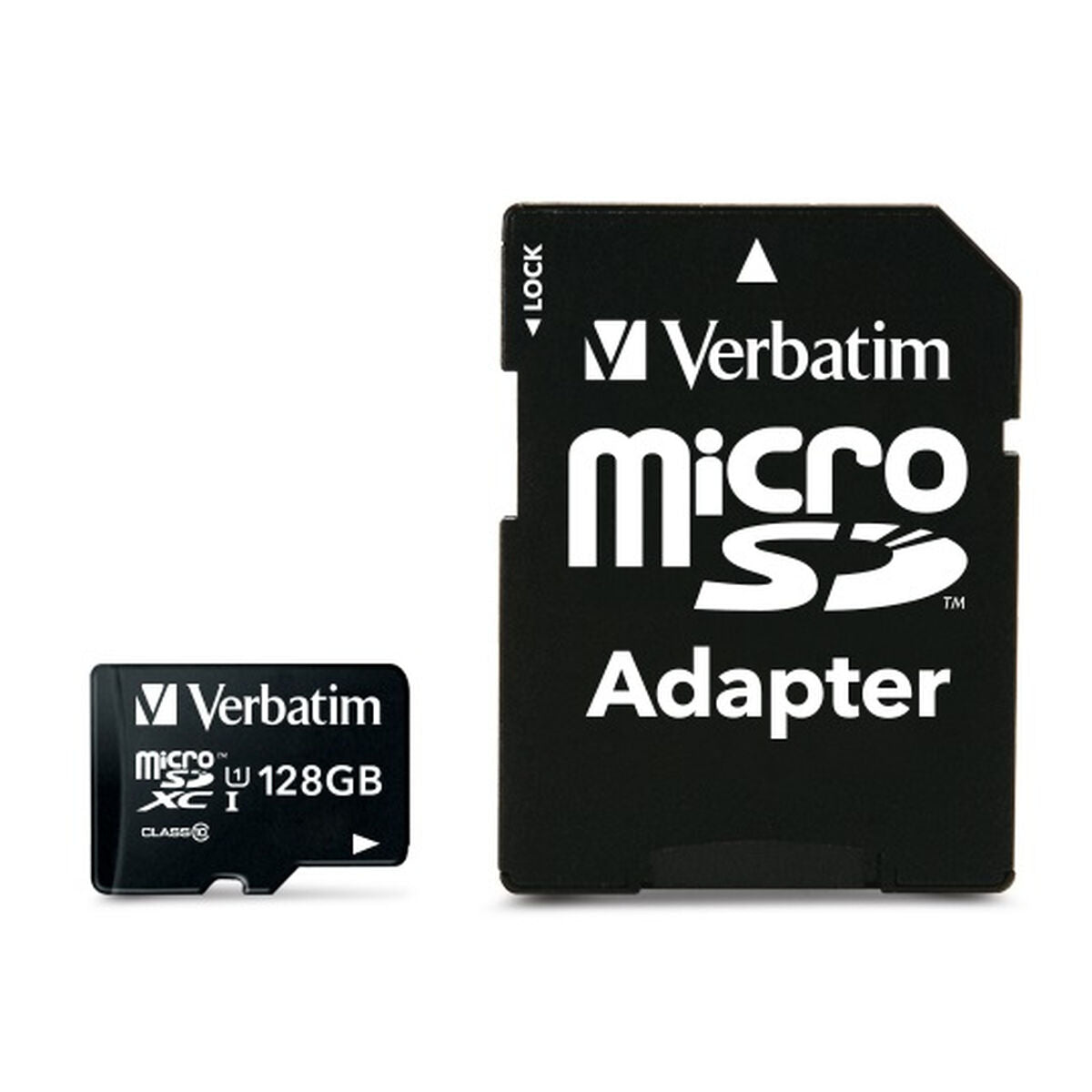 Micro SD memory card with adapter Verbatim 44085