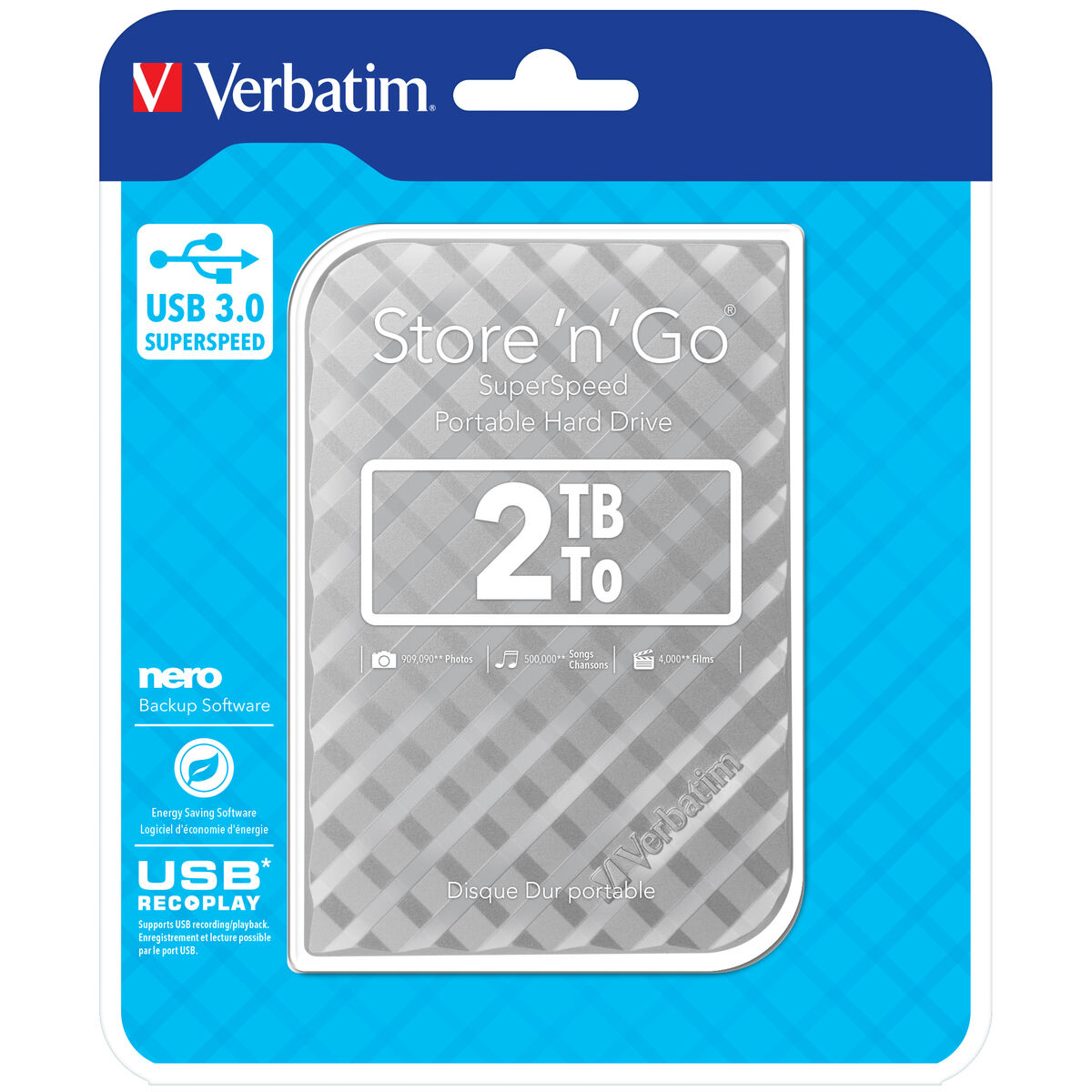 Hard Drive Verbatim STORE 'N' GO 2TB