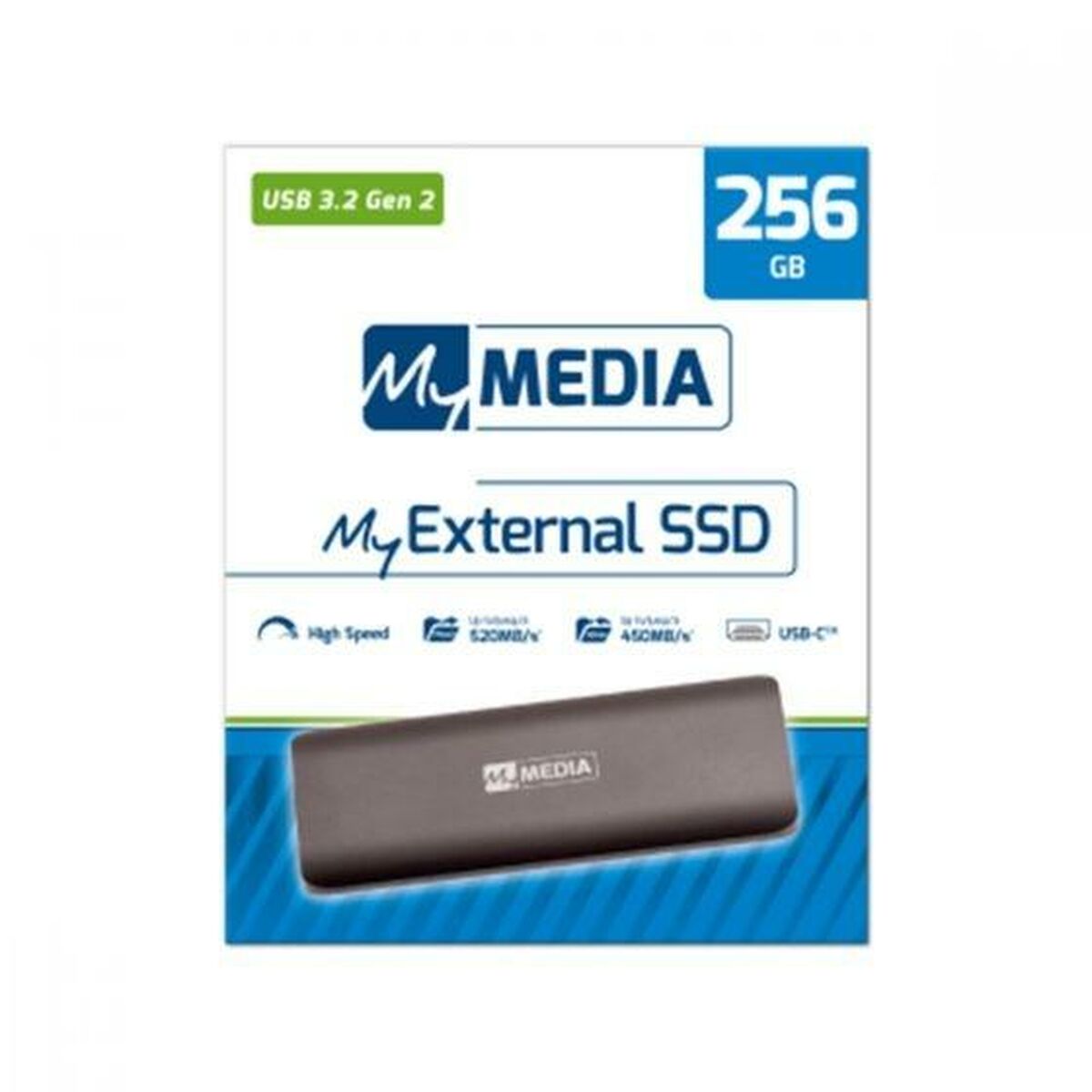 USB Pendrive MyMedia 256GB Black