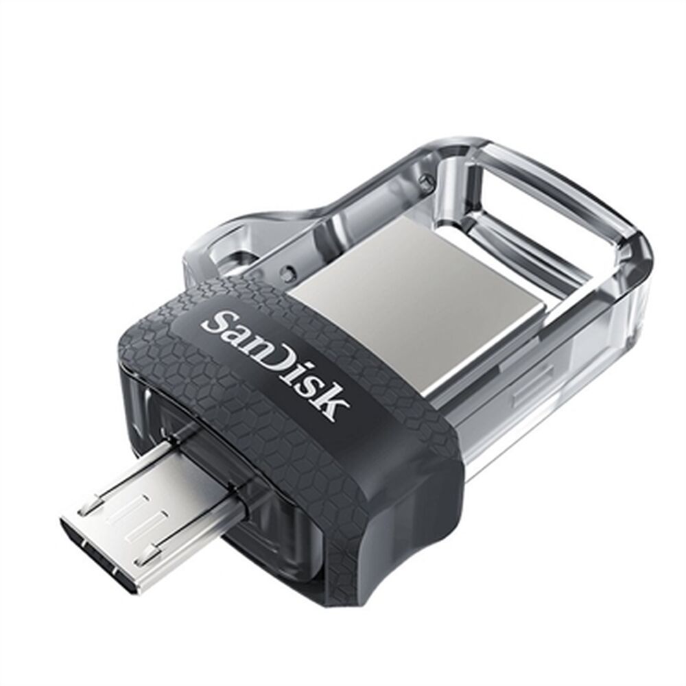 USB Pendrive SanDisk SDDD3-128G-G46 Schwarz Silberfarben 128 GB