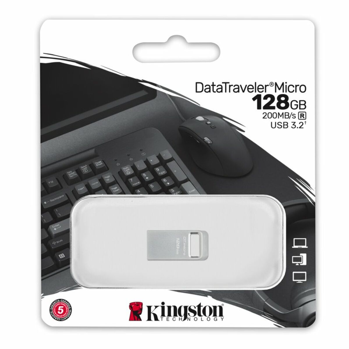 USB Pendrive Kingston DataTraveler DTMC3G2 128 GB 128 GB