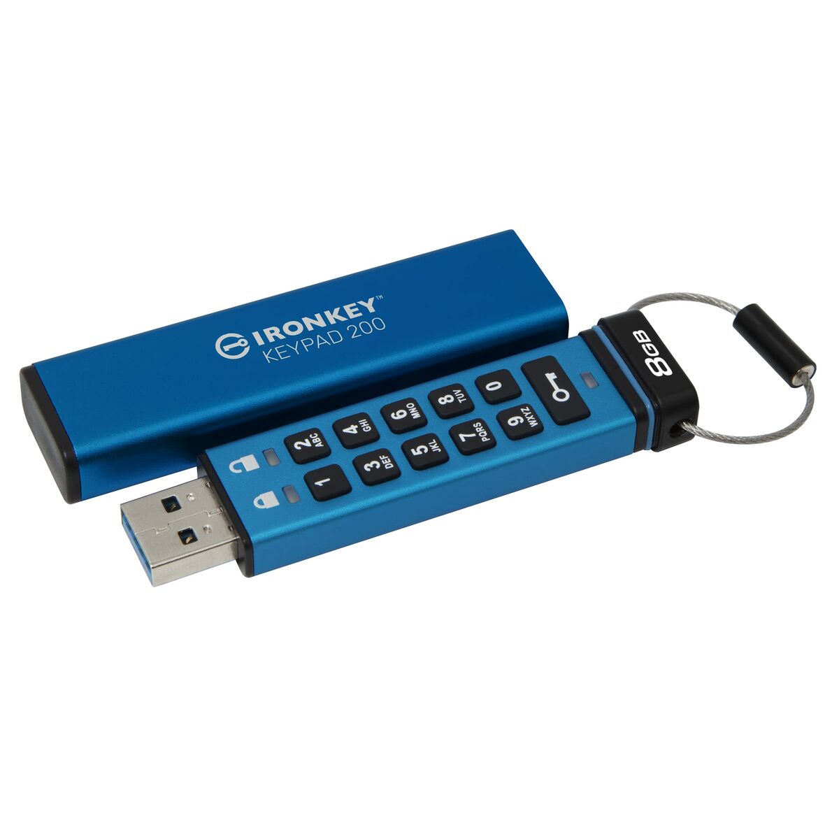 Flash Speicher Kingston IKKP200 Blau 8 GB