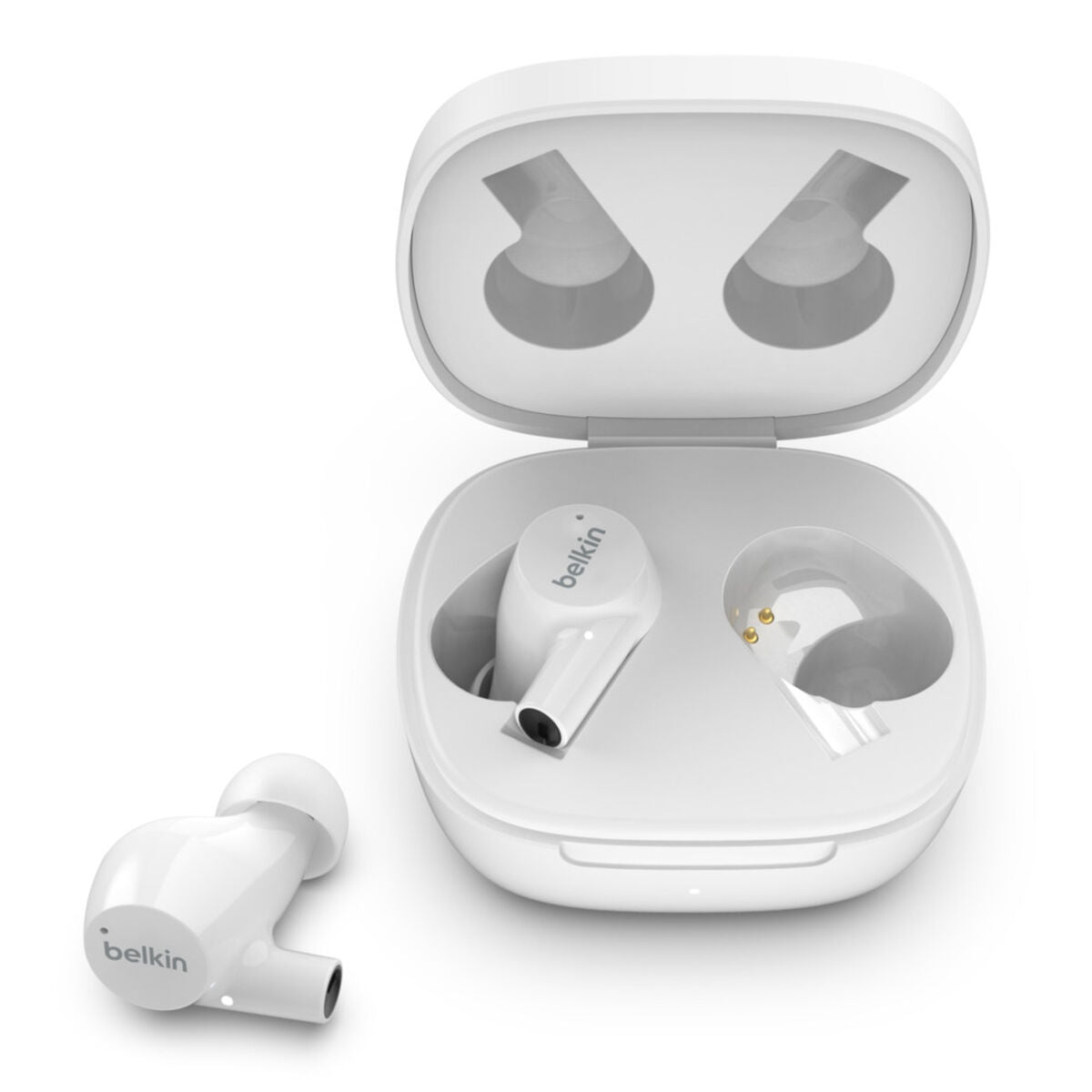 Bluetooth headphones with microphone Belkin AUC004BTWH White IPX5