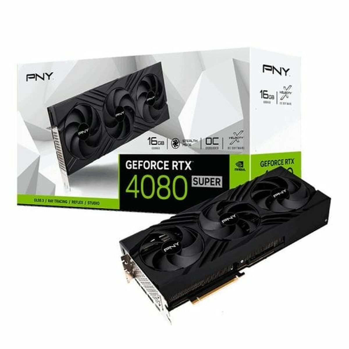 Graphics card PNY GeForce RTX 4080 SUPER VERTO OC Triple 16GB RAM 16GB