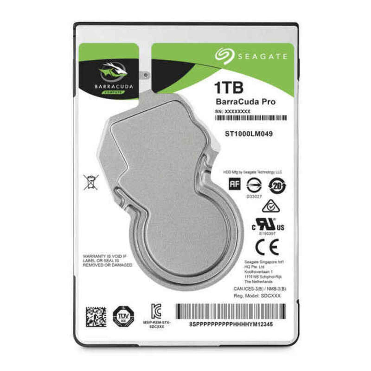 Hard drive Seagate Barracuda Pro 3.5" 2.5" 1TB HDD 1TB SSD