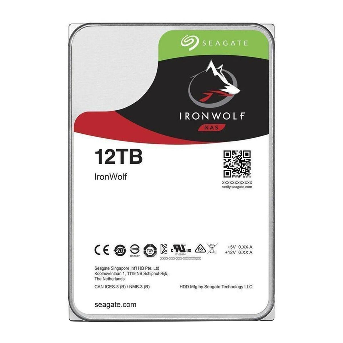 Hard drive Seagate IronWolf 12TB