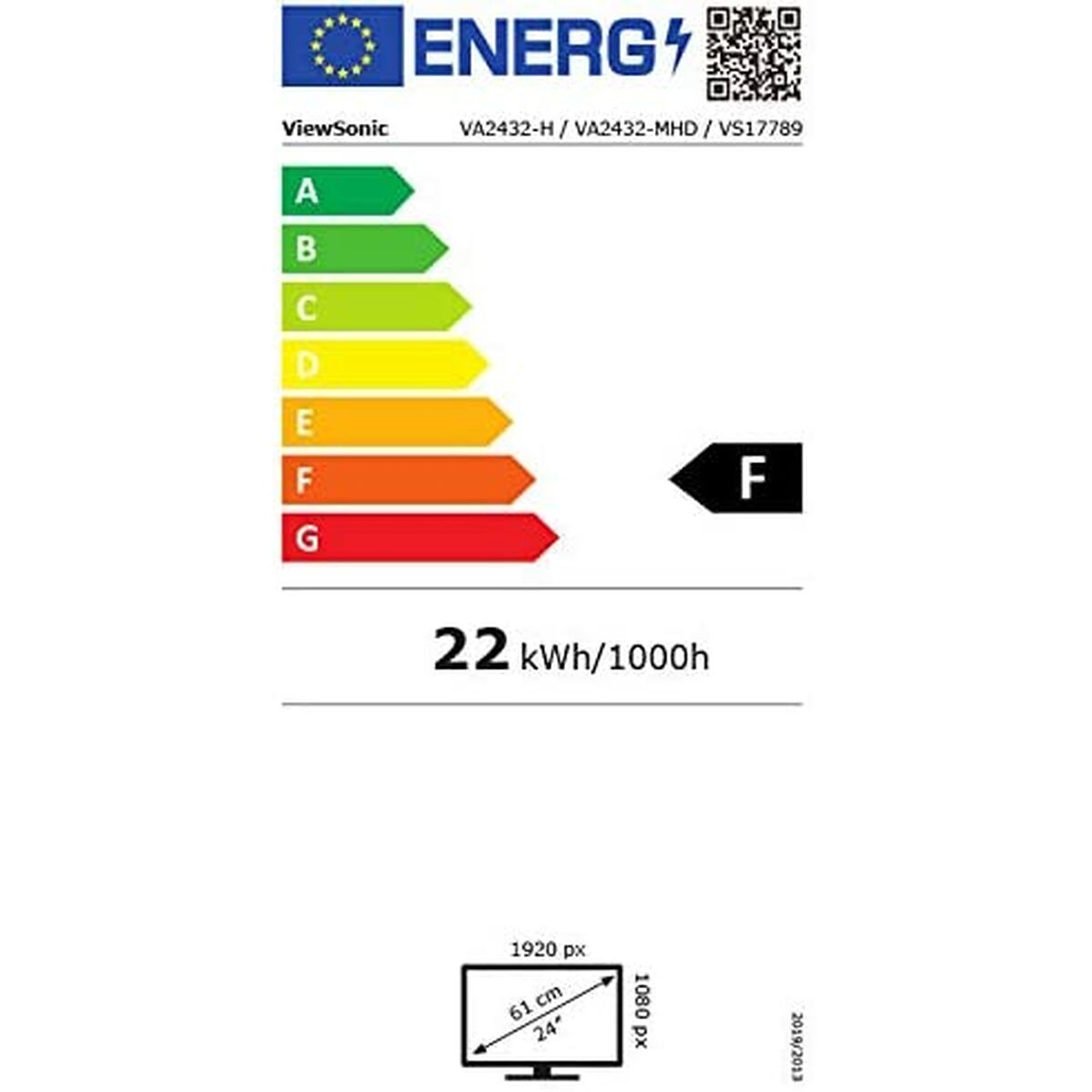 Full HD Monitor ViewSonic VA2432-H 23.8"