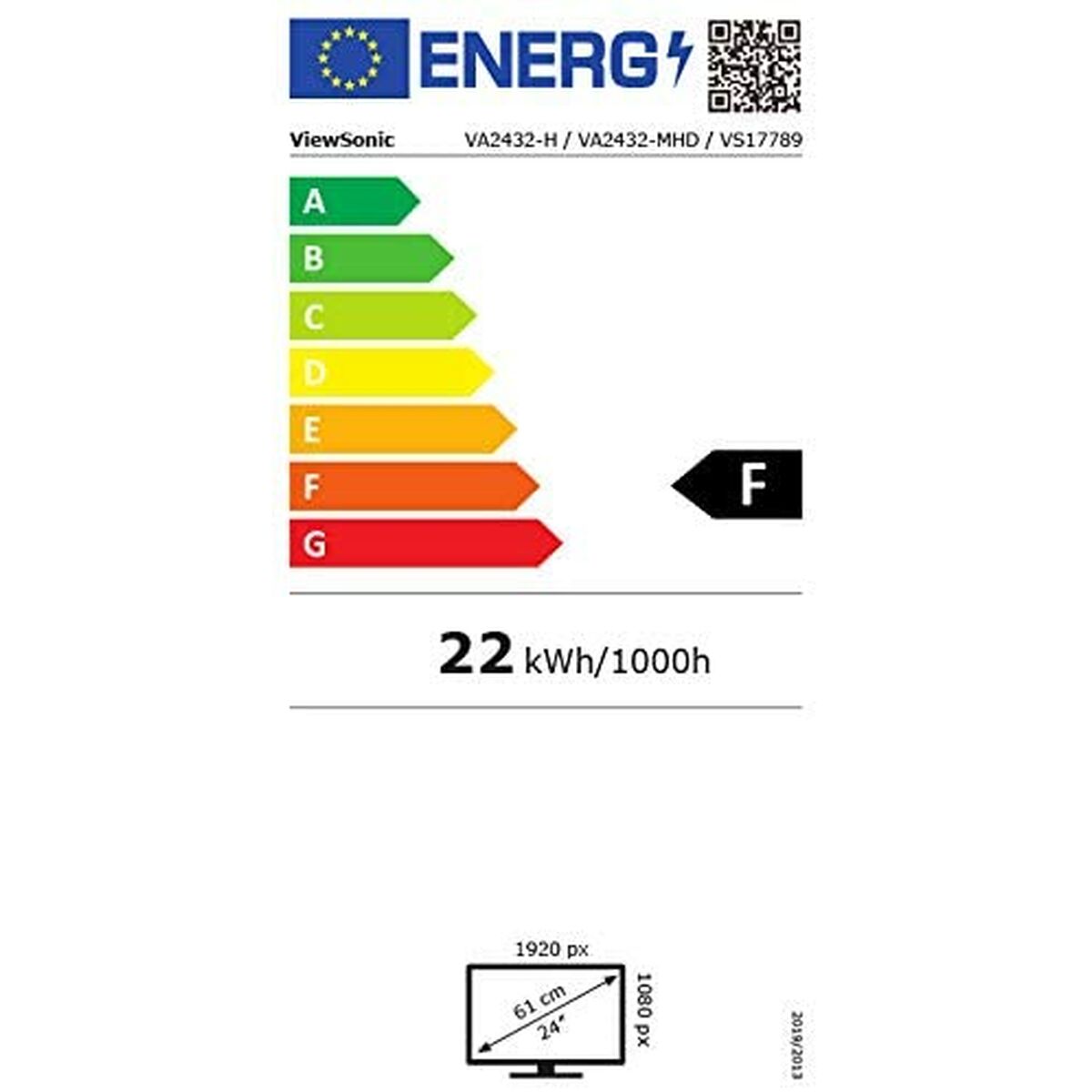 Full HD Monitor ViewSonic VA2432-MHD 23.8" LED IPS