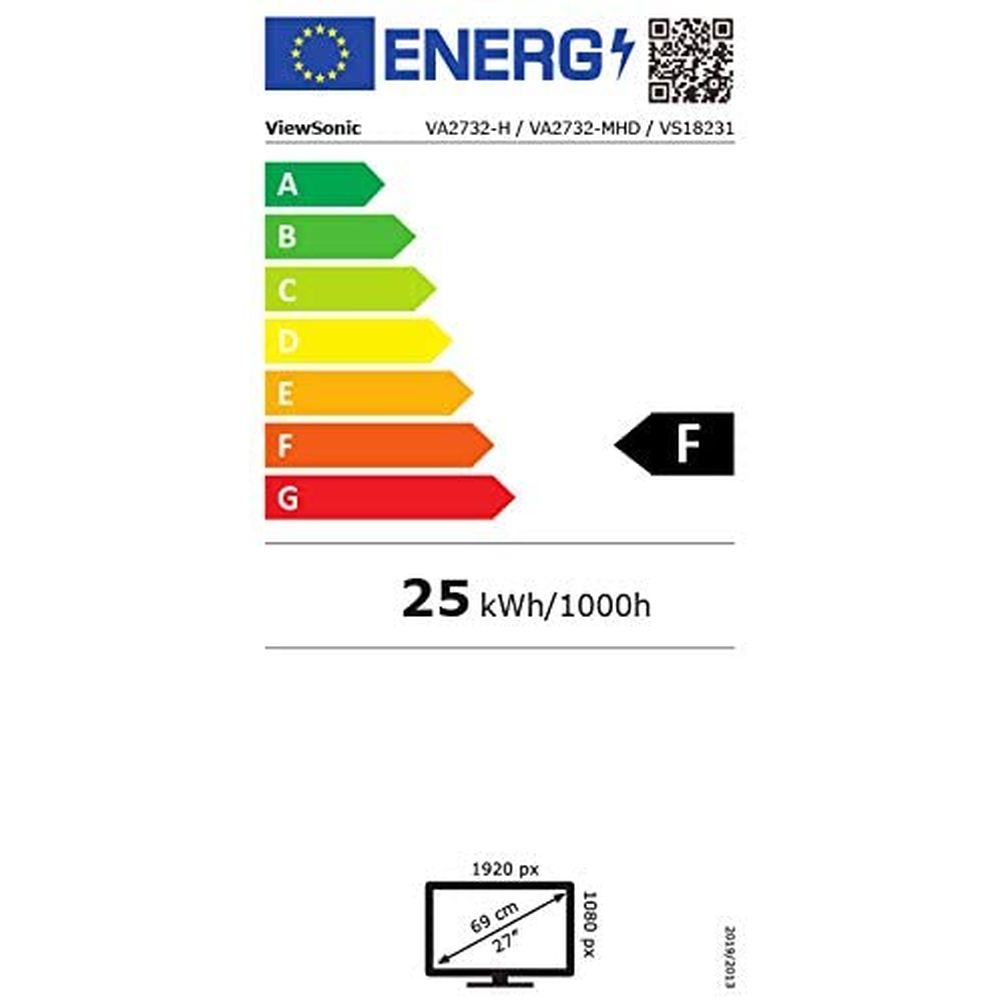 Full HD Monitor Viewsonic VA2732-H 27" FHD LED IPS