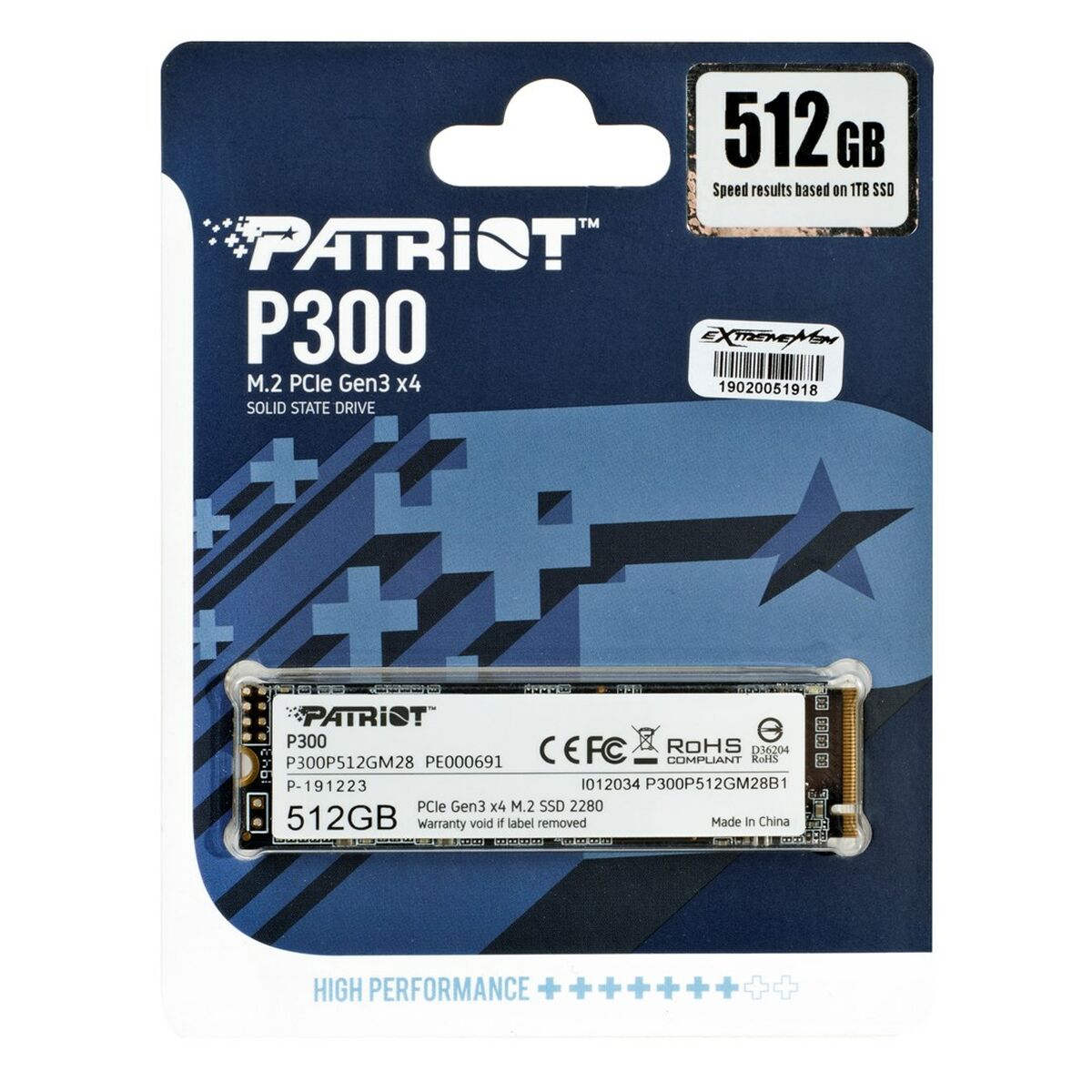 Hard drive Patriot Memory P300P512GM28 512GB SSD