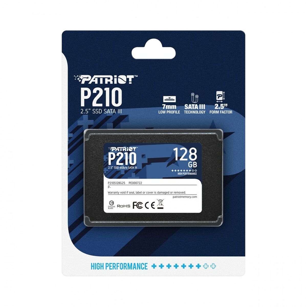 Festplatte Patriot Memory P210 128 GB SSD