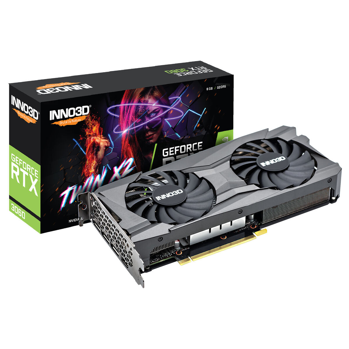 Grafikkarte INNO3D GeForce RTX 3060 Twin X2 8 GB GDDR6