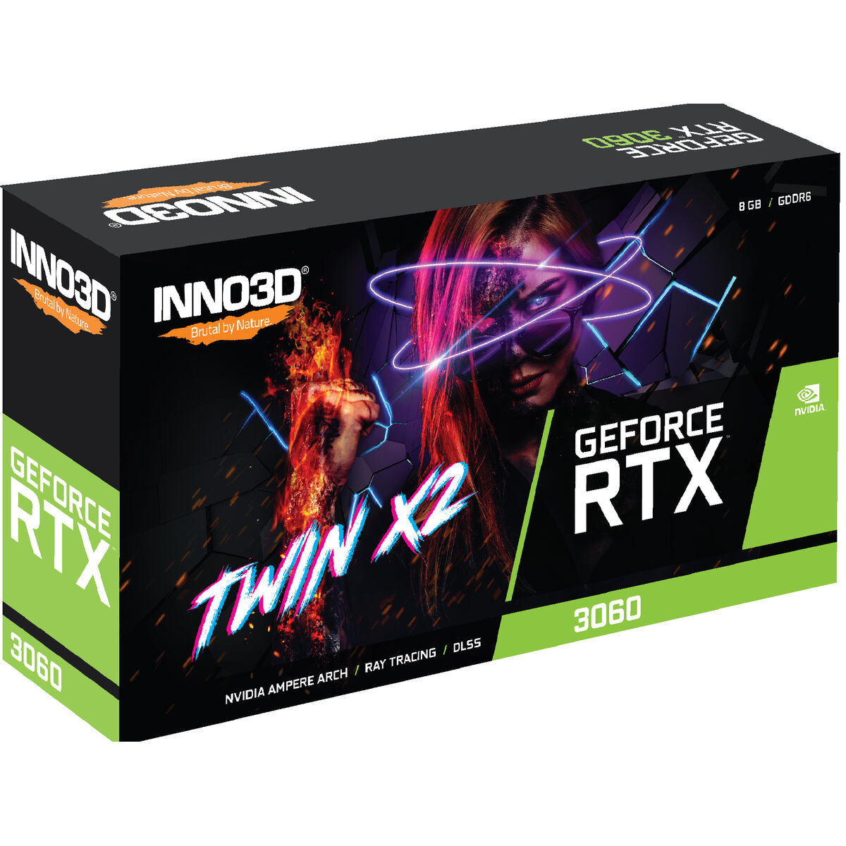 Graphics card INNO3D GeForce RTX 3060 Twin X2 8GB GDDR6