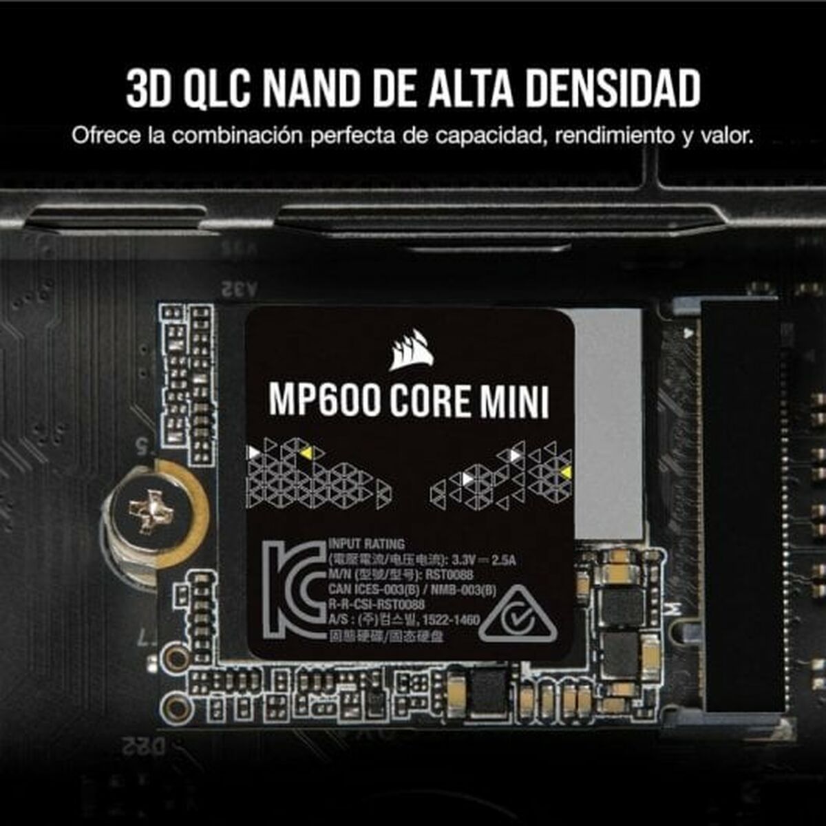 Hard drive Corsair Force MP600 CORE MINI 2TB 2TB SSD