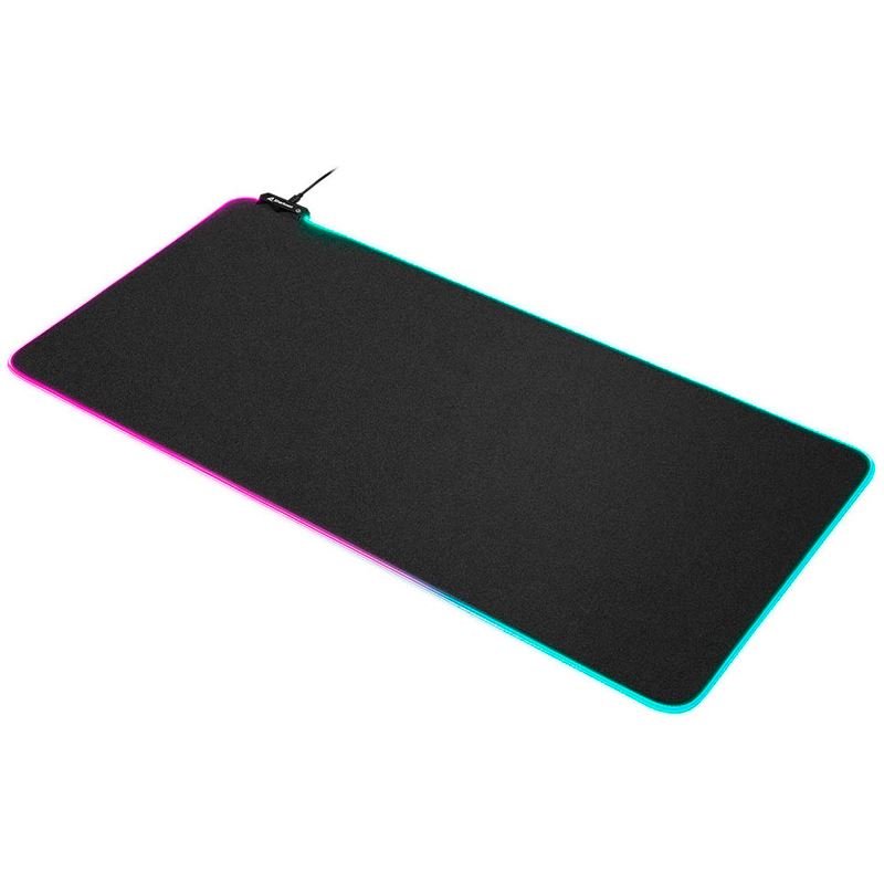 Gaming Mouse Pad with Illumination Sharkoon 1337 RGB V2 Gaming Mat 900 Black (90 x 42.5 cm)